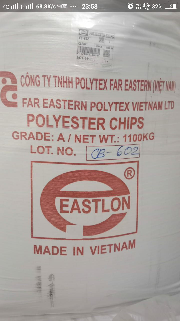 PET Resin Eastlon 0.80IV Water Grade
